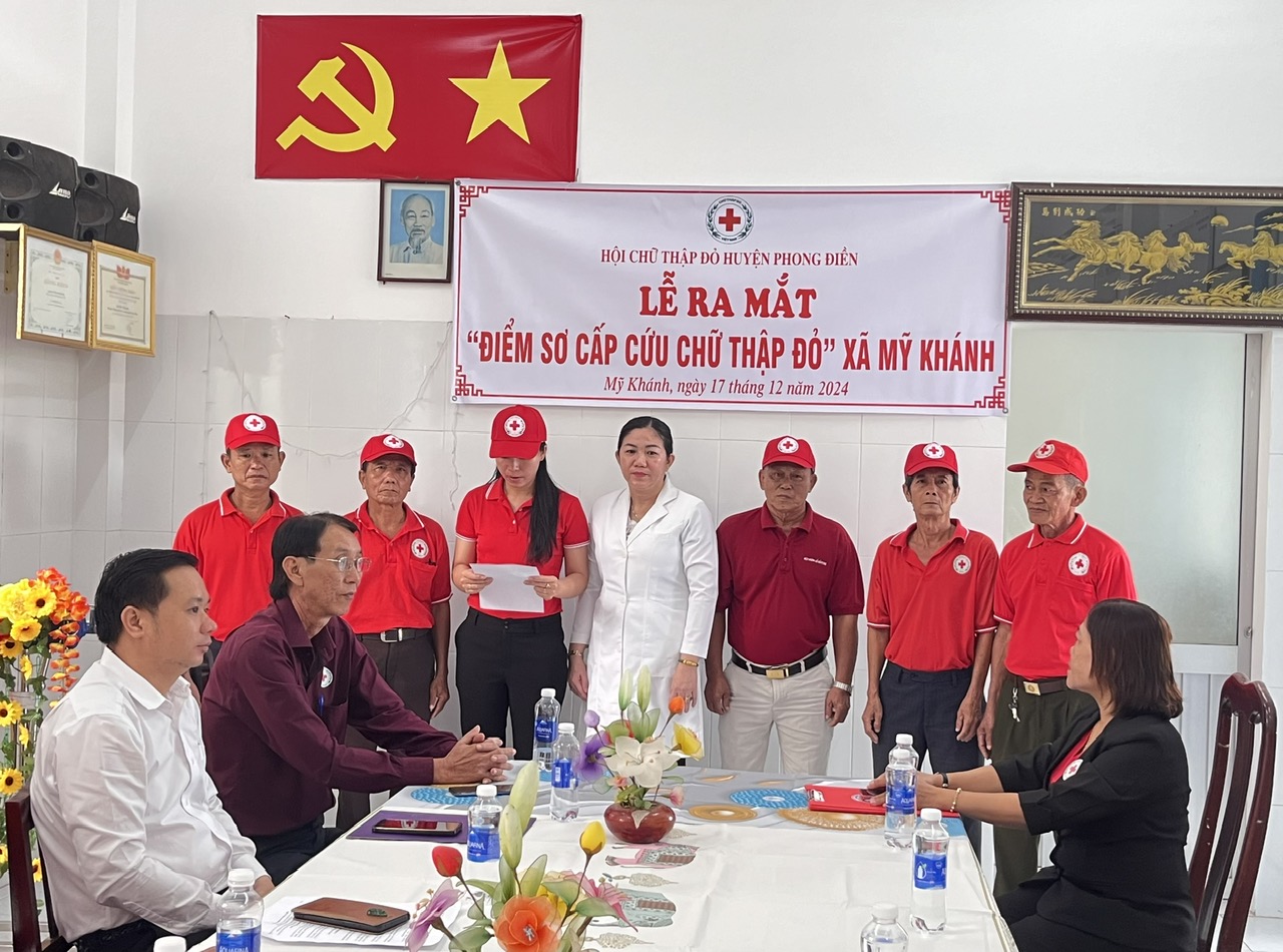 Ra mắt 02 điểm Sơ cấp cứu cộng đồng trên địa bàn TP. Cần Thơ.