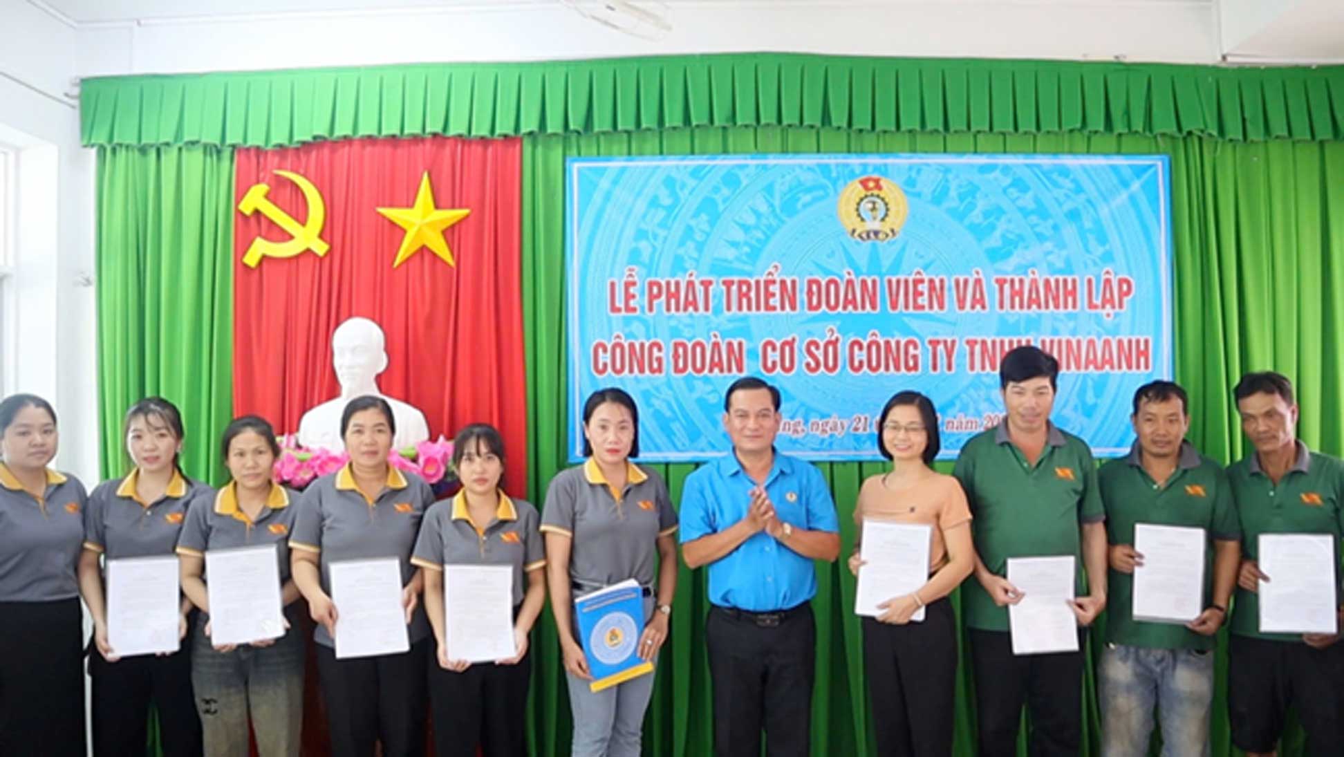  Công đoàn cơ sở (CĐCS) được thành lập sẽ góp phần chăm lo, đại diện bảo vệ, quyền và lợi ích hợp pháp, chính đáng cho đoàn viên, người lao động.