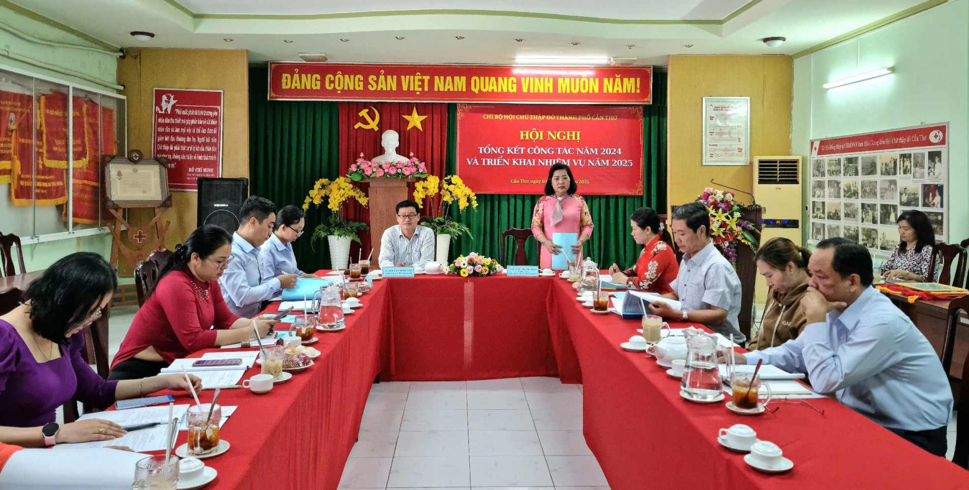 Chi bộ Hội Chữ thập đỏ TP. Cần Thơ: Tổ chức Hội nghị Tổng kết công tác năm 2024